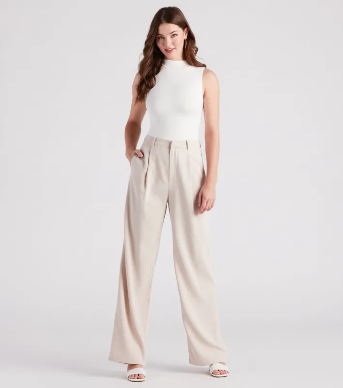 Elevated Style Wide-Leg Trouser Pants sold by Windsor