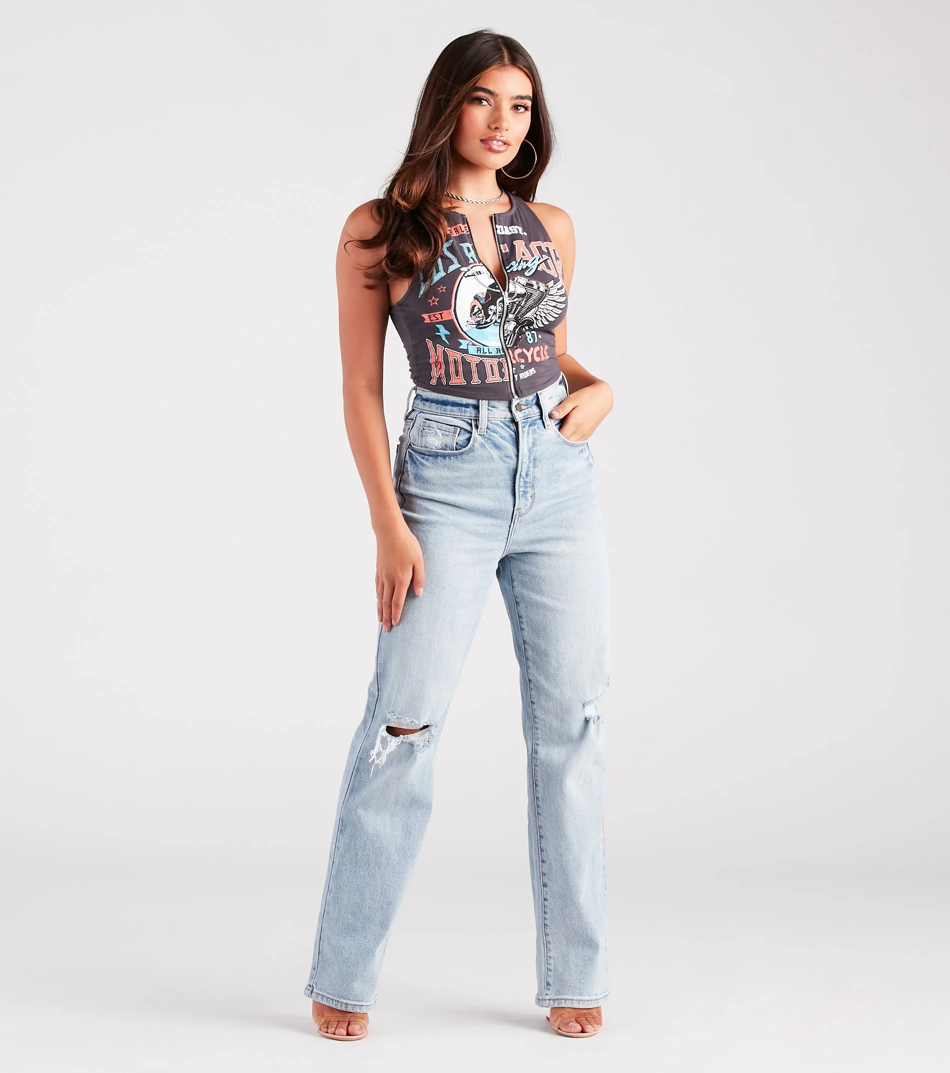 Total Mood High-Rise Boyfriend Denim Jeans sold by Windsor product image thumbnail 2