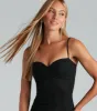 Party Vibes Glitter Marabou Mini Dress sold by Windsor