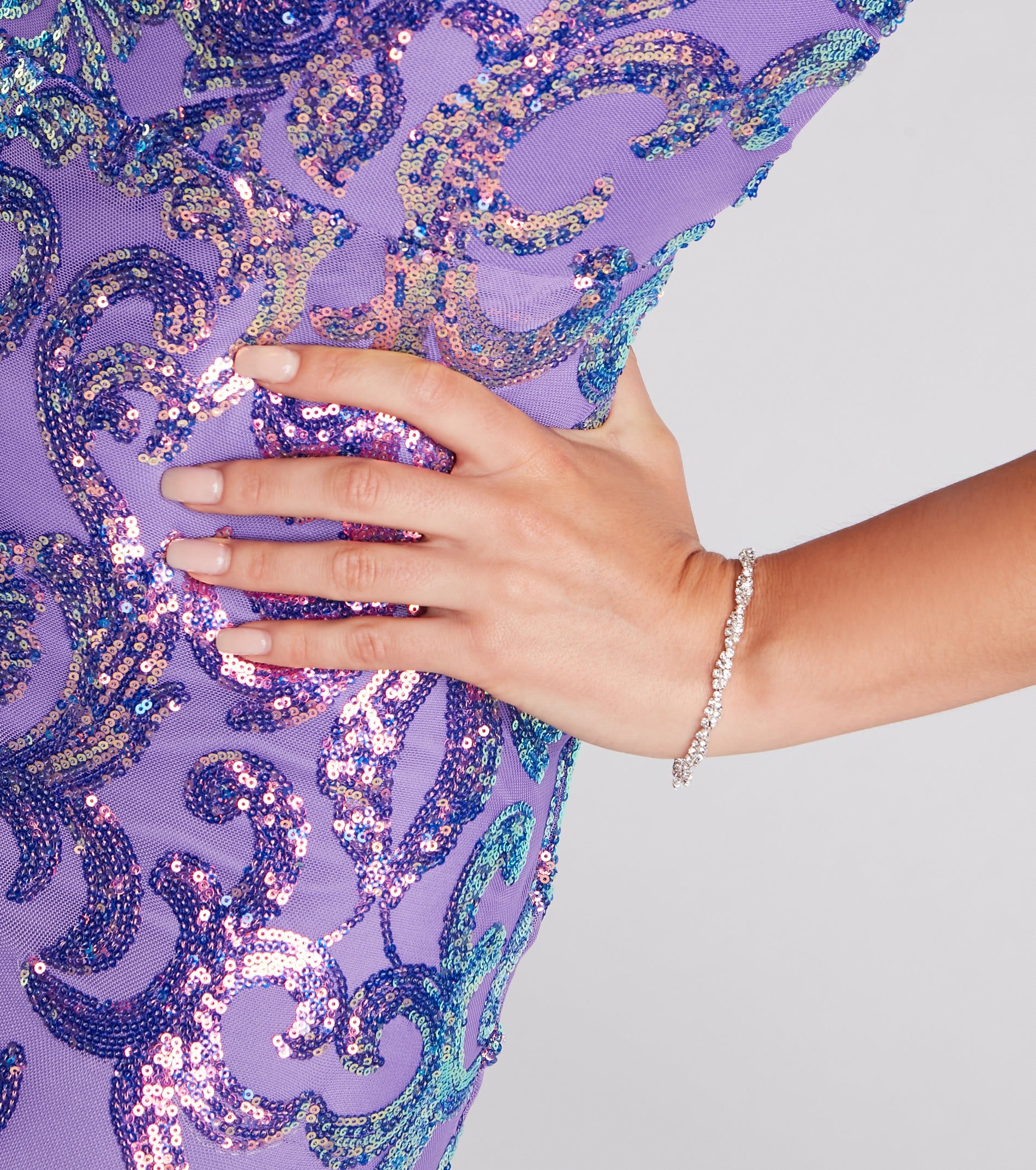 Dainty Twisted Rhinestone Bracelet sold by Windsor