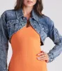 Sassy In Denim Crop Shrug Jacket sold by Windsor