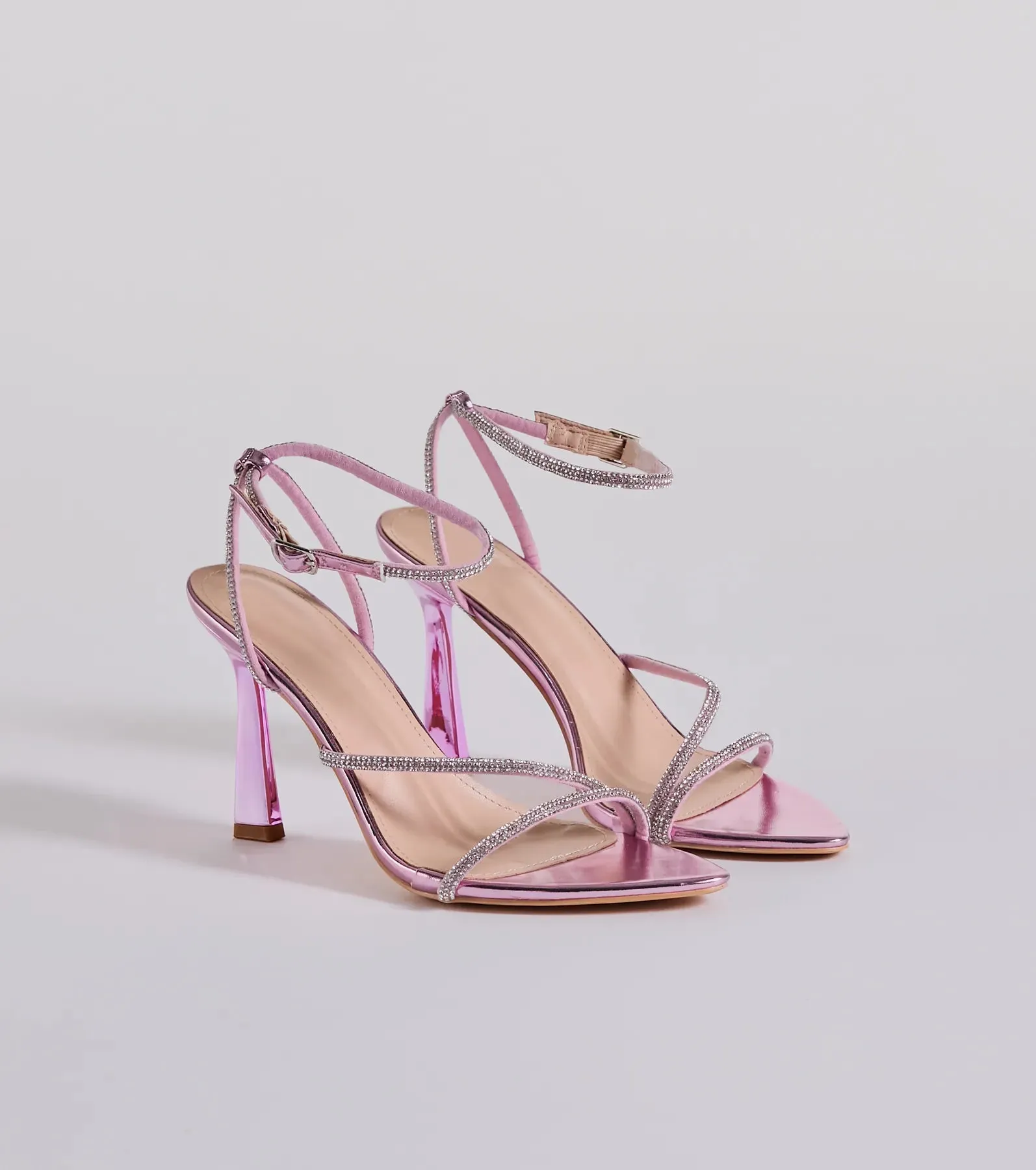 Glam Essential Pointed Toe Rhinestone Stiletto Heels sold by Windsor product image thumbnail 5