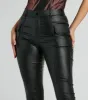 Of The Moment Straight-Leg Faux Leather Pants sold by Windsor