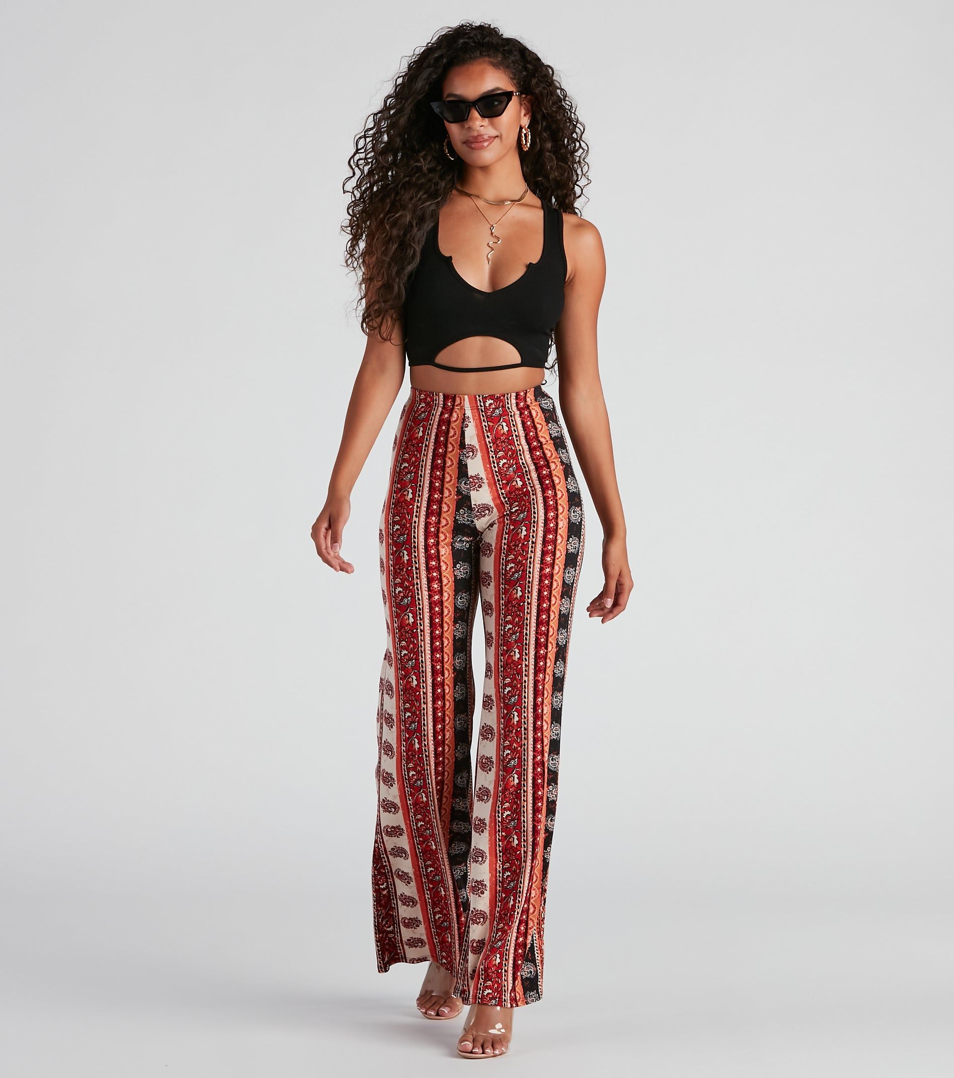 Trendy Ribbed Knit Cropped Tank sold by Windsor product image thumbnail 2