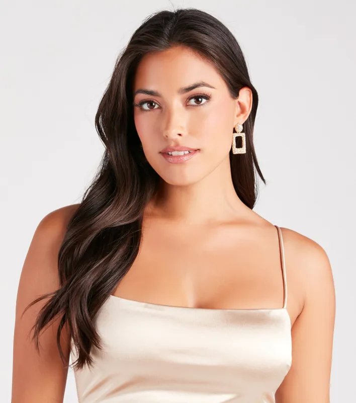 Glam Affair Small Door-Knocker Earrings sold by Windsor