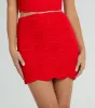 Out For The Night High Rise Mesh Mini Skirt sold by Windsor