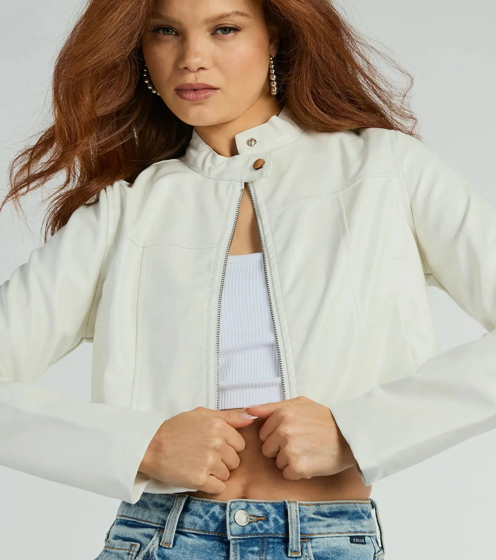 Trendy Rebel Moto Faux Leather Jacket sold by Windsor product image thumbnail 4