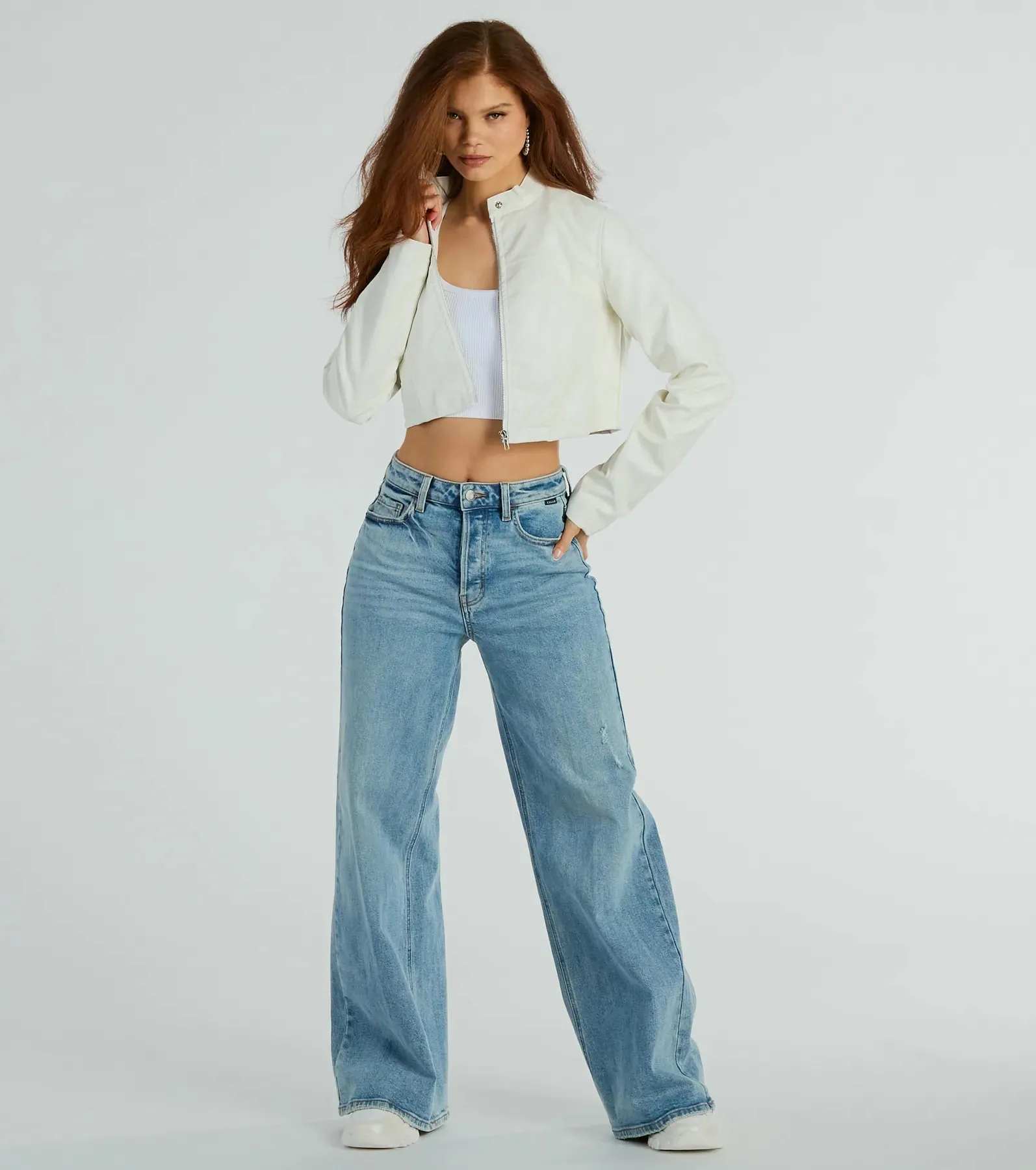 Trendy Rebel Moto Faux Leather Jacket sold by Windsor product image thumbnail 3