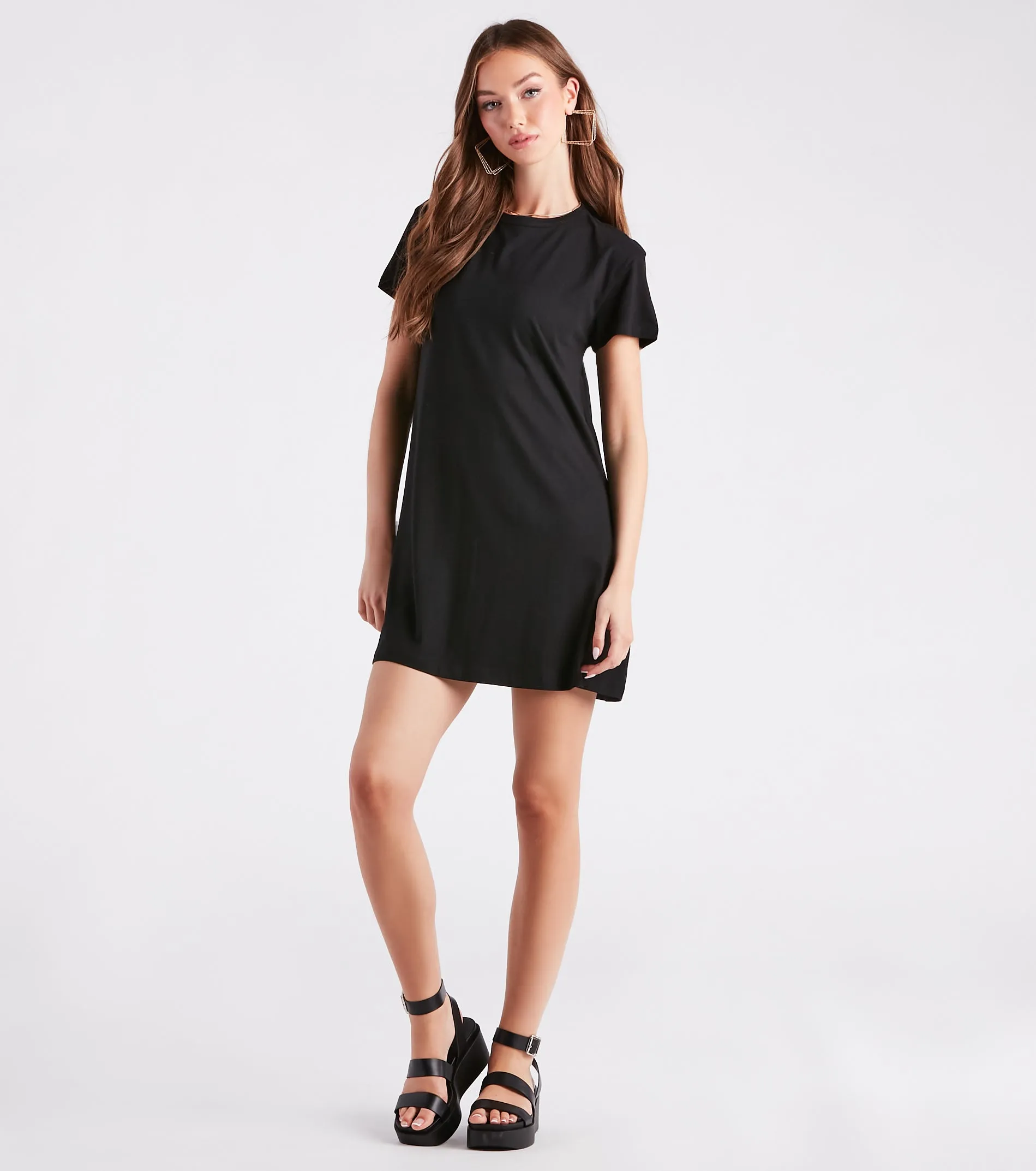 Effortless And Breezy Short T-Shirt Dress sold by Windsor product image thumbnail 3