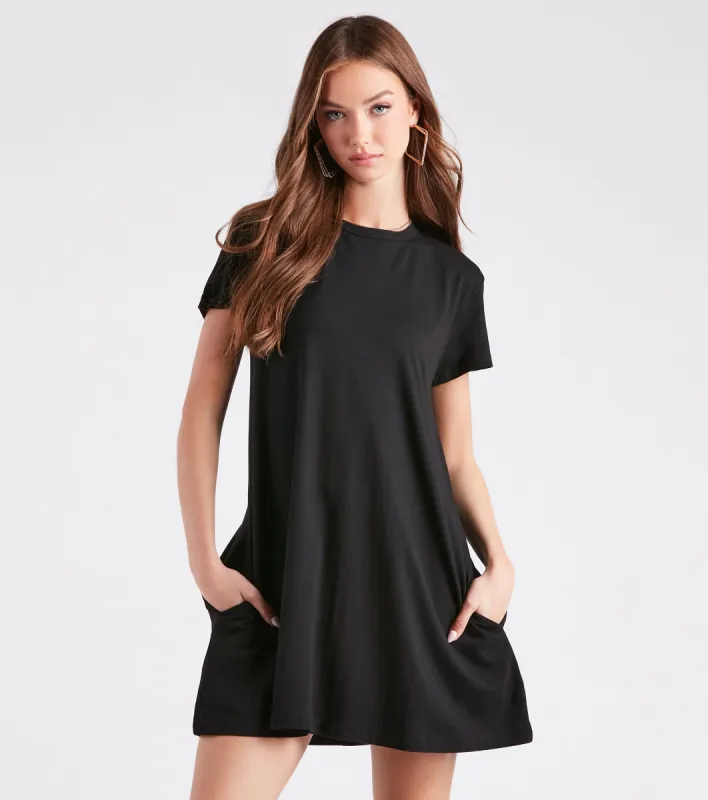 Effortless And Breezy Short T-Shirt Dress sold by Windsor