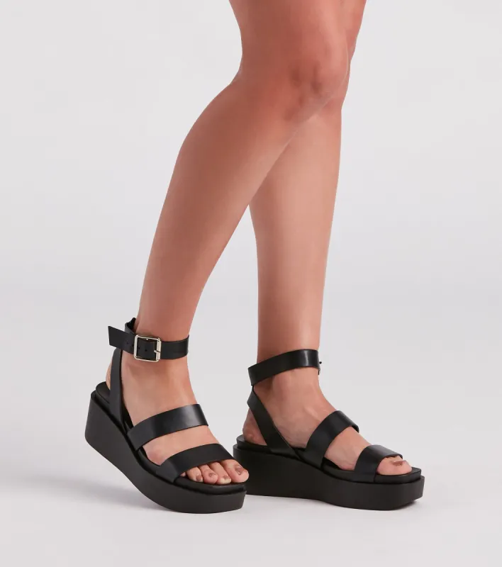 So Obsessed Strappy Platform Sandals sold by Windsor