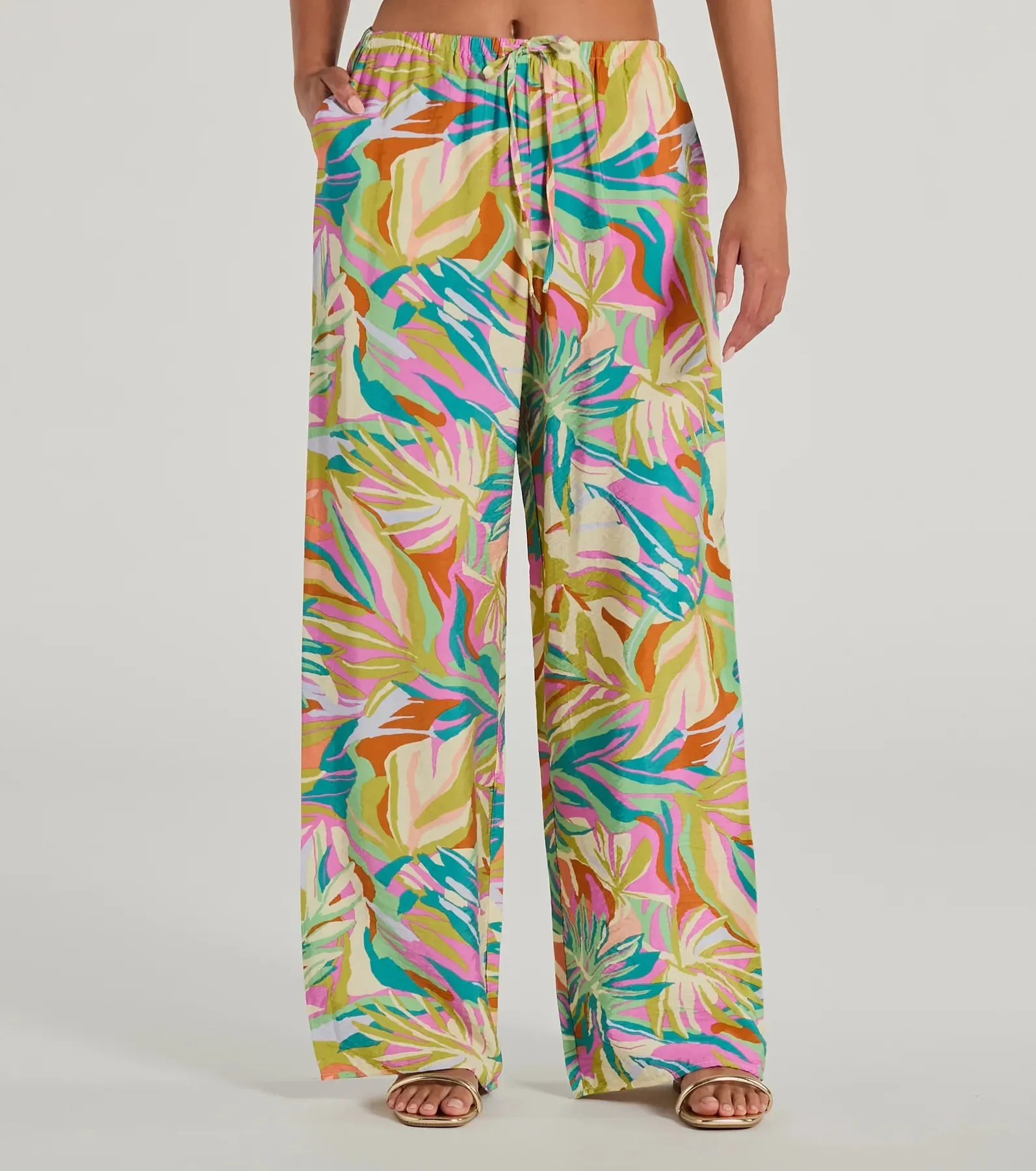 Getaway Retreat High Rise Tropical Pants sold by Windsor product image thumbnail 4