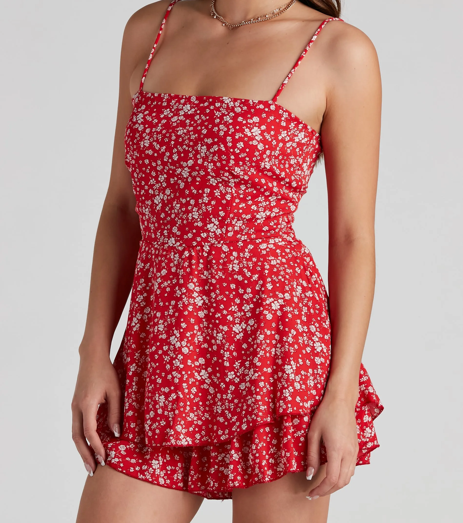 Sweet Beauty Ditsy Floral Romper sold by Windsor product image thumbnail 4