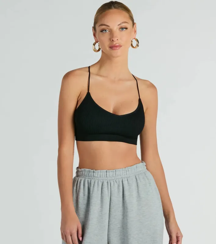 Sweet Moments Strappy Back Seamless Bralette sold by Windsor