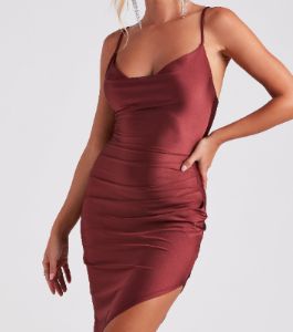Night-Out Allure Sleeveless Midi Dress sold by Windsor