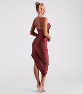 Night-Out Allure Sleeveless Midi Dress sold by Windsor
