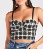 Naturally A Classic Tweed Bustier sold by Windsor