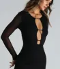 Head-Turning Chic Cutout Mini Dress sold by Windsor
