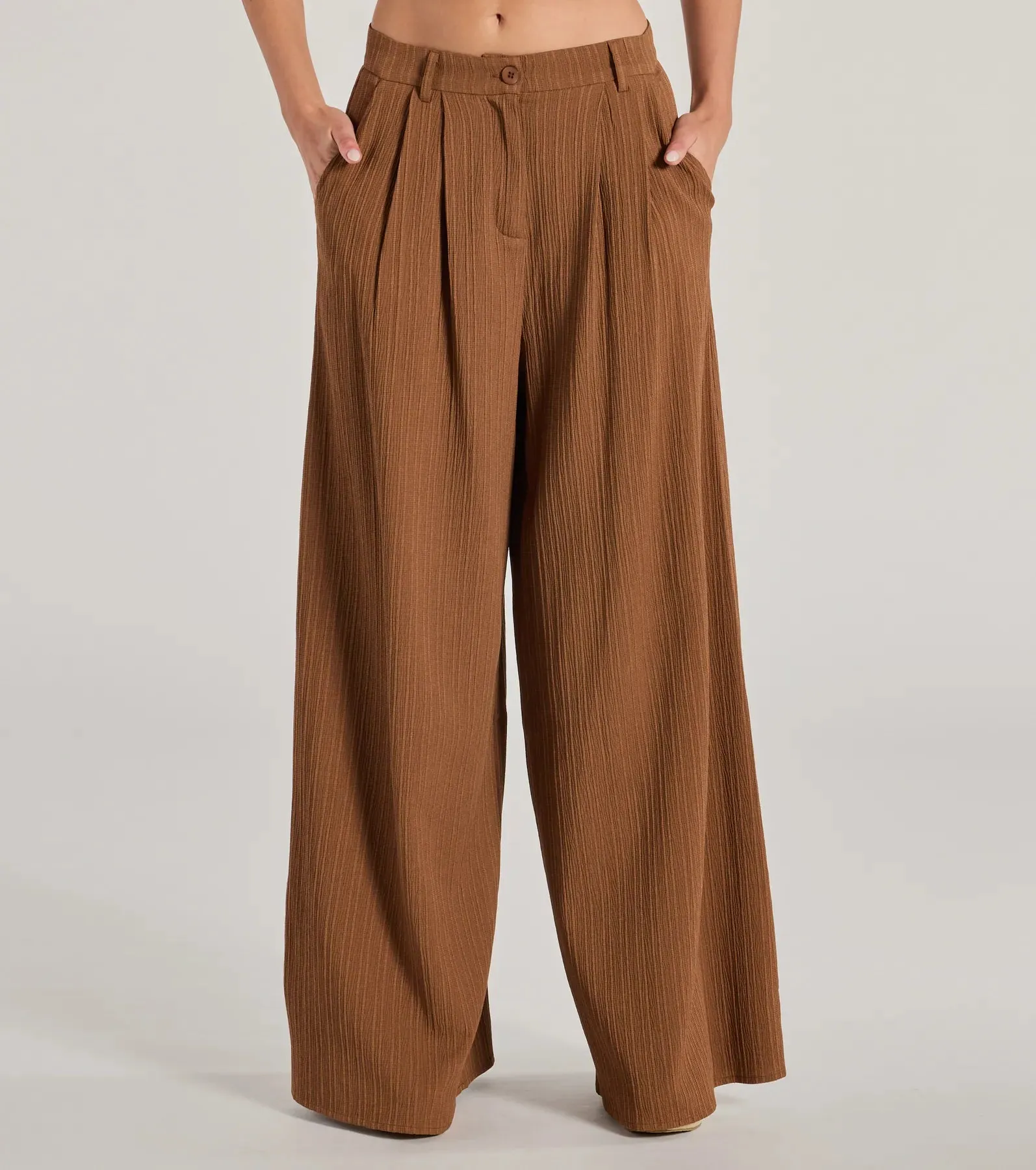 Endless Vacay High Rise Wide-Leg Trouser Pants sold by Windsor product image thumbnail 4