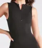 Basic Revamp Zip-Front Mini Dress sold by Windsor