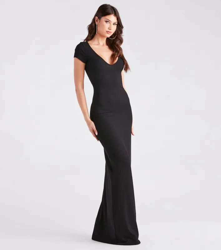 Love, Wear, Repeat Short Sleeve Maxi Dress sold by Windsor