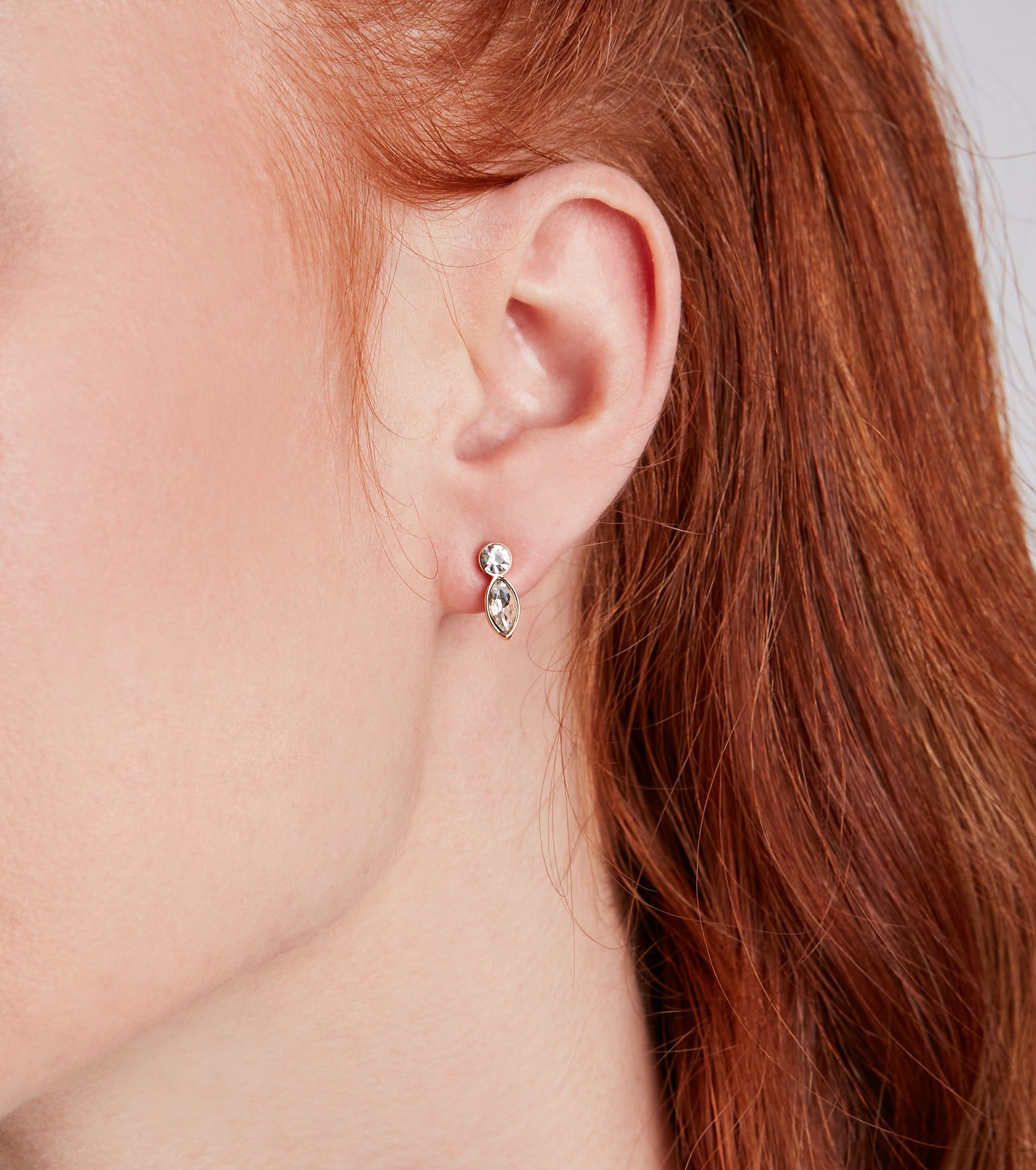 Chic Shine Rhinestone Stud And Duster Earrings Set sold by Windsor product image thumbnail 5