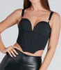 Sweet And Sultry Cropped Bustier Top sold by Windsor