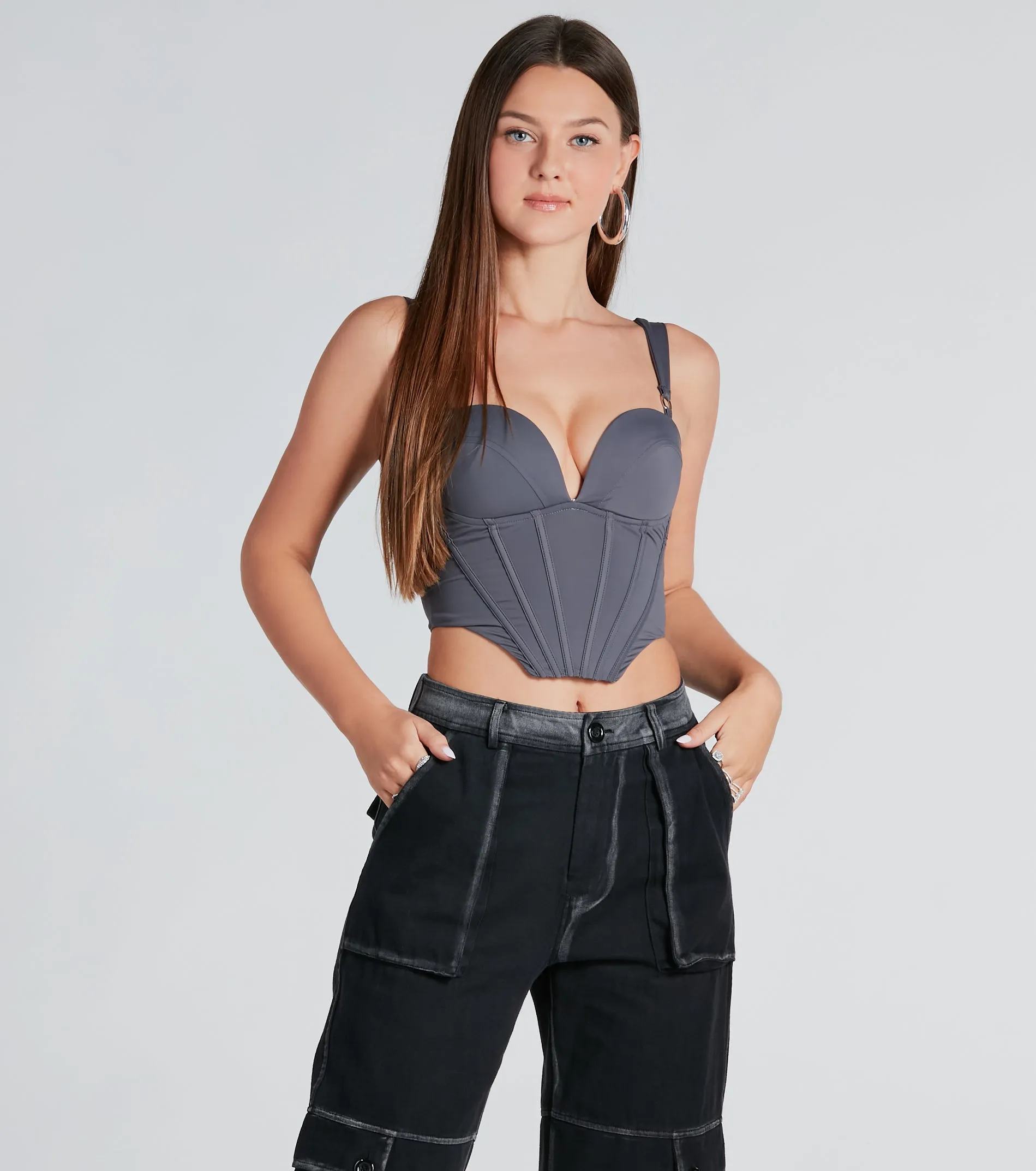 Sweet And Sultry Cropped Bustier Top sold by Windsor product image thumbnail 5
