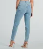 Big Time Sparkle Rhinestone Skinny Denim Jeans sold by Windsor