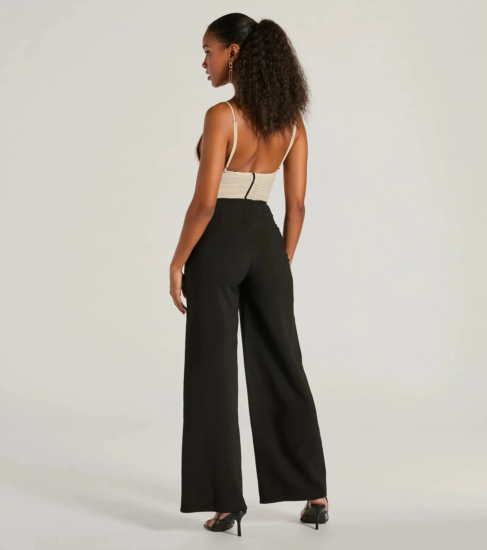 Sweet And Chic Bow Detail Sleeveless Jumpsuit sold by Windsor product image thumbnail 2