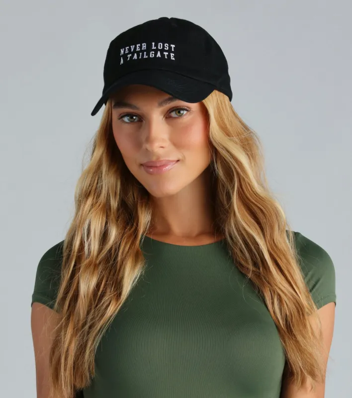 Never Lost A Tailgate Baseball Cap sold by Windsor
