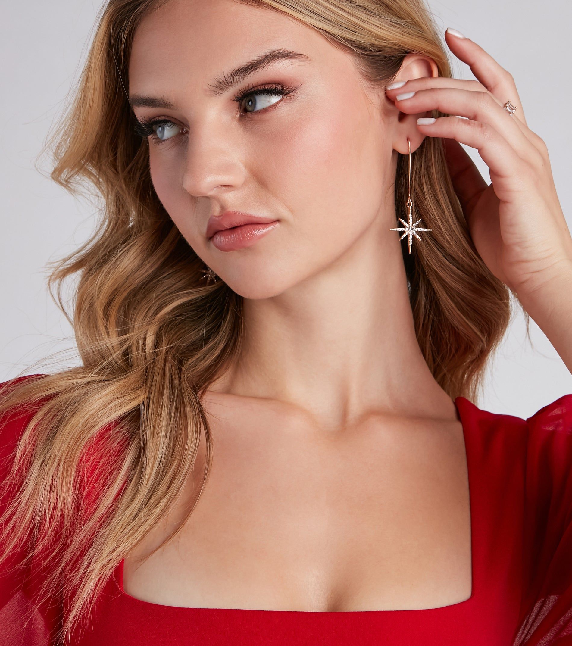 Shooting Star Rhinestone Earrings sold by Windsor