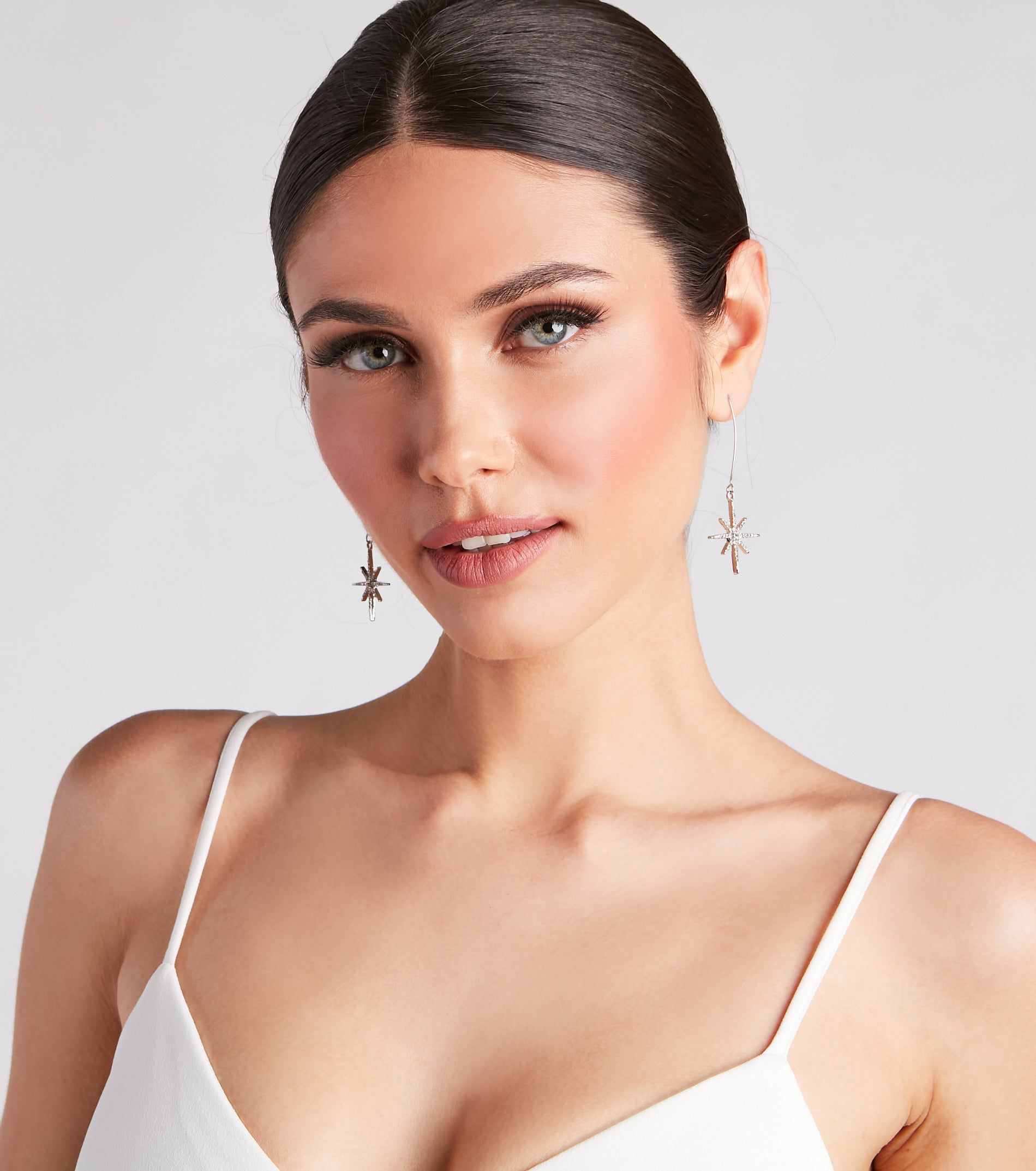 Shooting Star Rhinestone Earrings sold by Windsor product image thumbnail 3