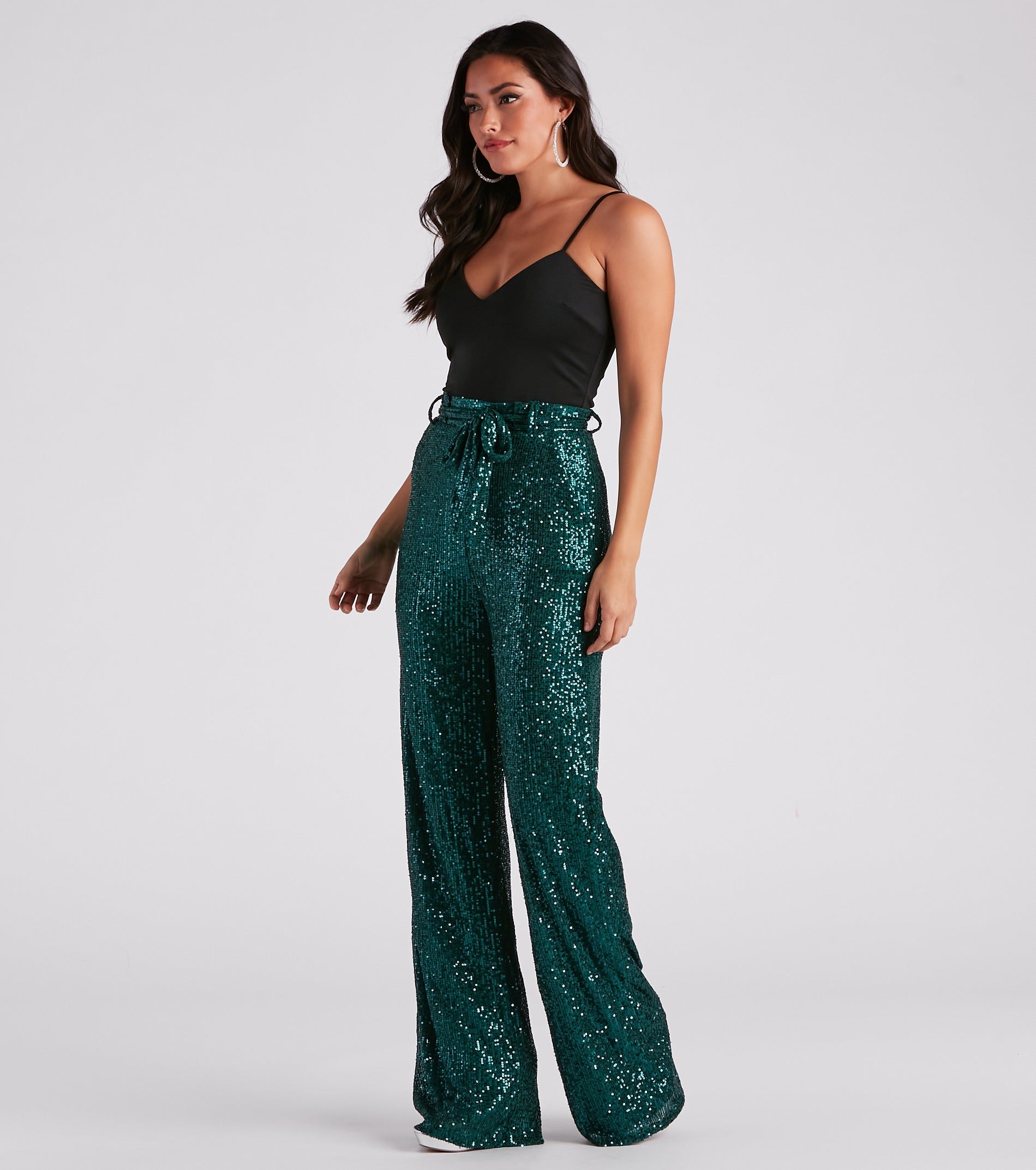 Step Up The Sparkle Sequin Jumpsuit sold by Windsor product image thumbnail 3