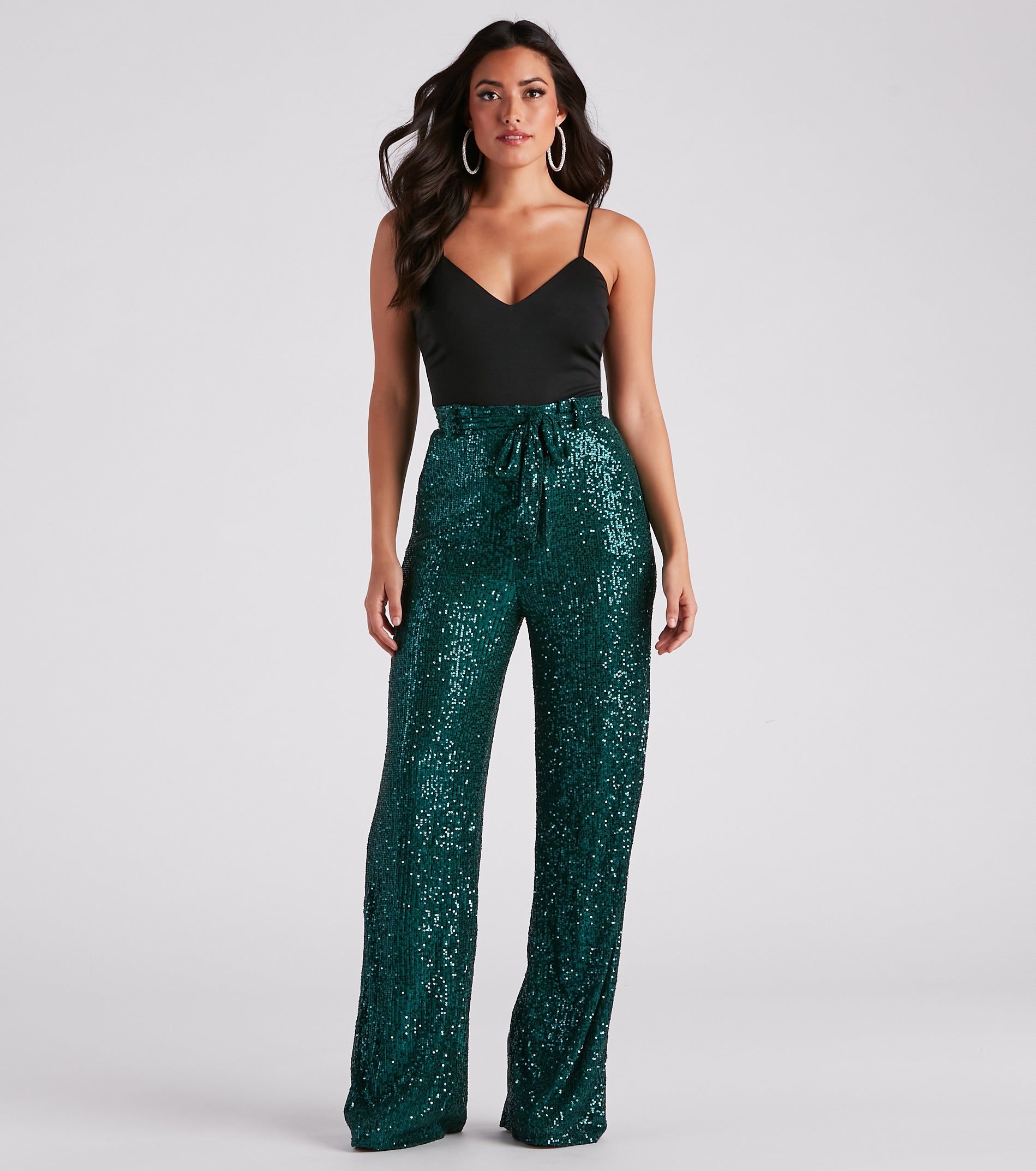 Step Up The Sparkle Sequin Jumpsuit sold by Windsor