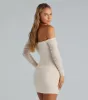 Elite Style Pearl Embellished Mini Dress sold by Windsor