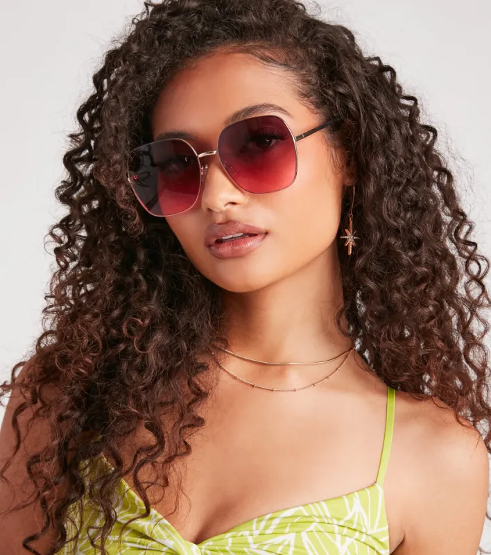 Smoke And Mirrors Square Sunglasses sold by Windsor