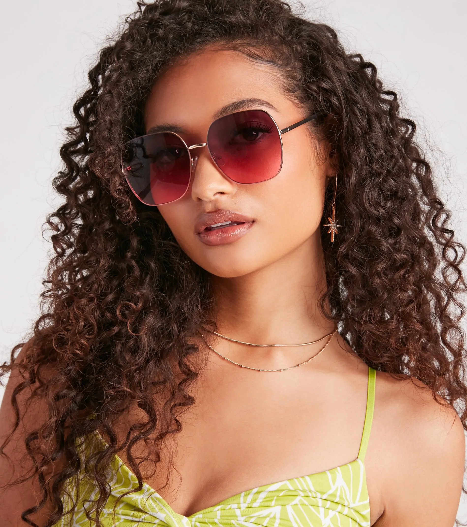 Smoke And Mirrors Square Sunglasses sold by Windsor