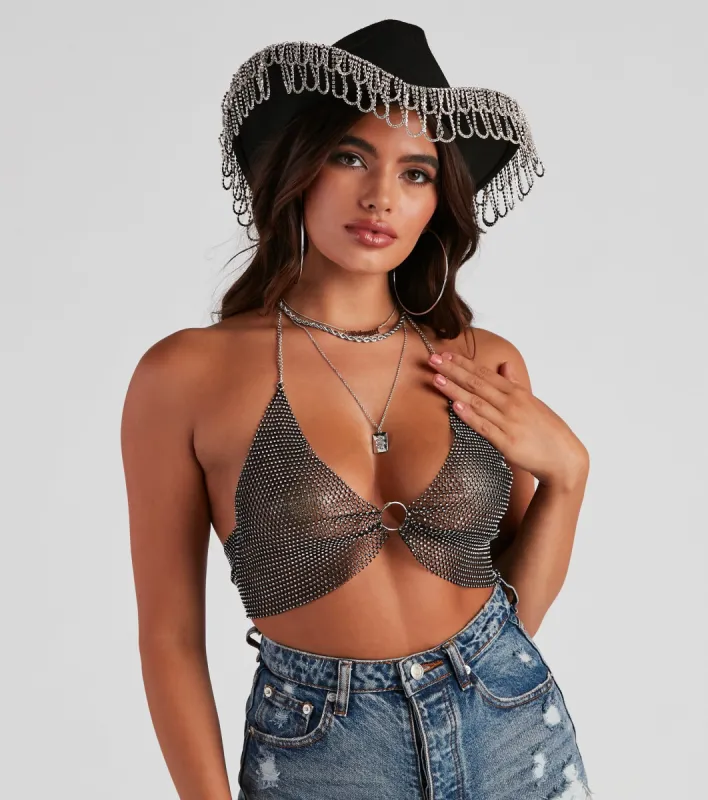 Glam Delivery Rhine Chainmail Bra sold by Windsor