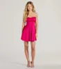Effortlessly Lovely Strapless Corset Skater Dress sold by Windsor