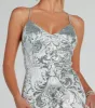 Holly Lace-Up Sequin Satin Formal Dress sold by Windsor