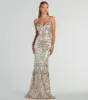 Holly Lace-Up Sequin Satin Formal Dress sold by Windsor