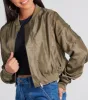 There She Goes Woven Bomber Jacket sold by Windsor