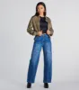 There She Goes Woven Bomber Jacket sold by Windsor