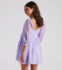 Darling Delight Short Skater Dress sold by Windsor
