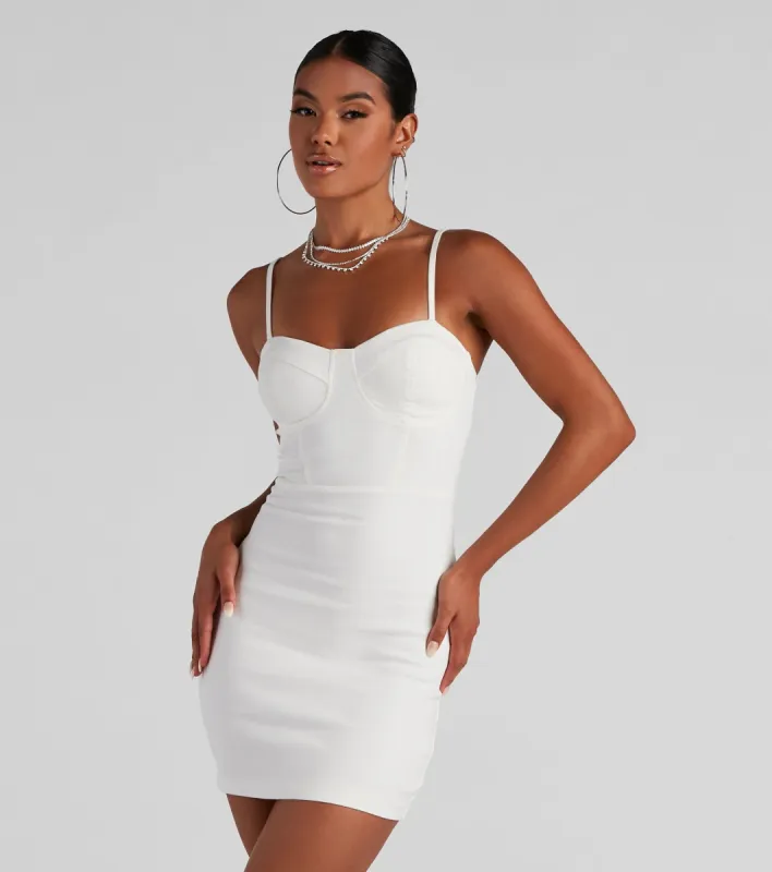 Babe Next Door Denim Mini Dress sold by Windsor