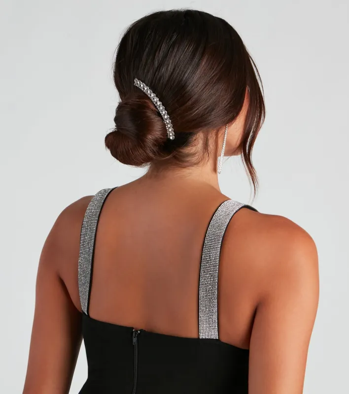 Glam Adoration Rhinestone Hair Comb sold by Windsor