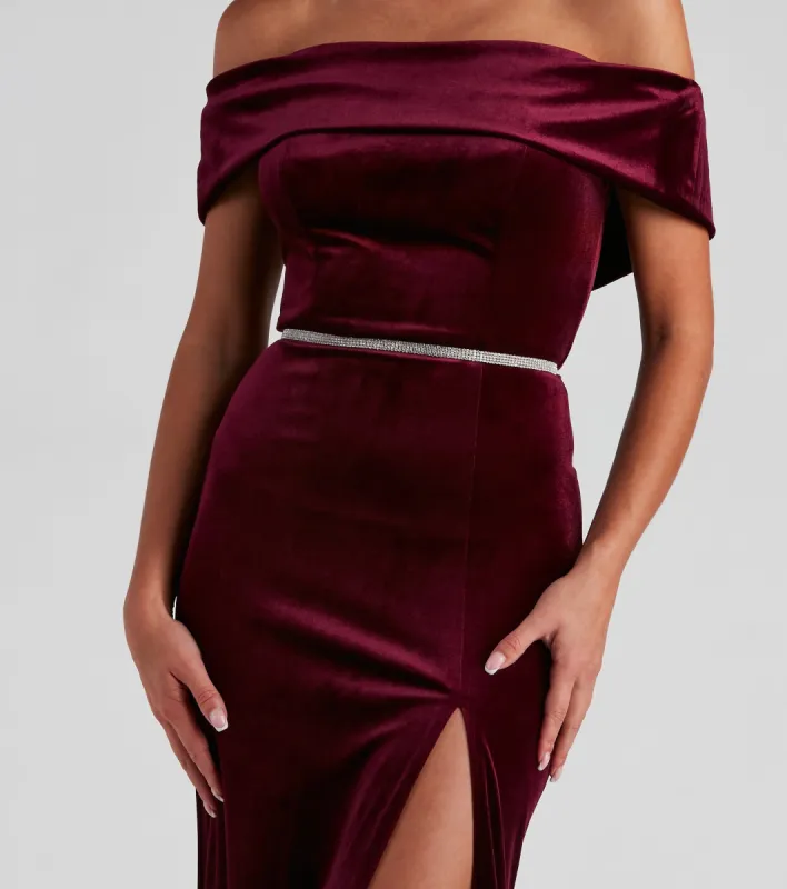 Luxe Look Rhinestone Belt sold by Windsor