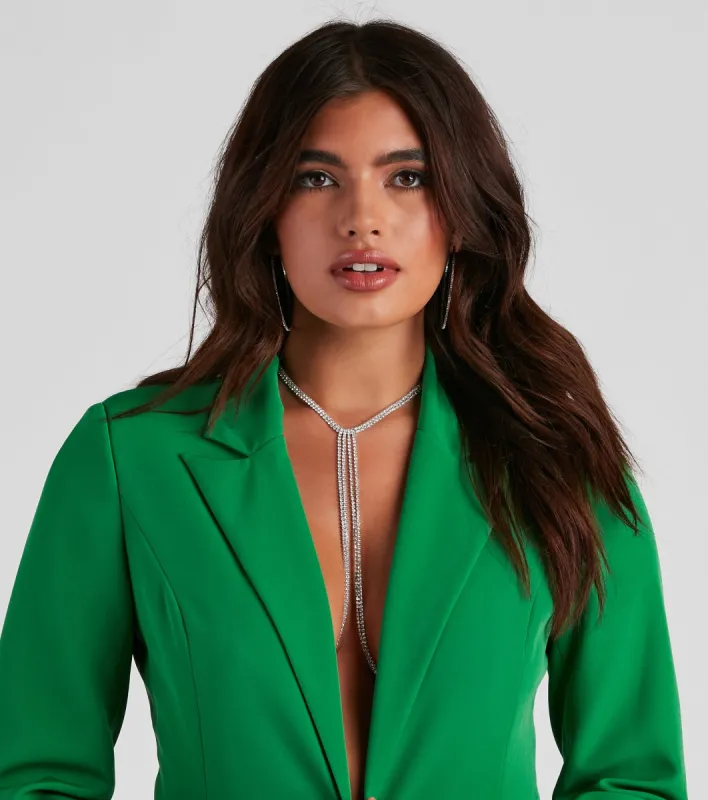 Dramatic Effect Rhinestone Body Chain sold by Windsor