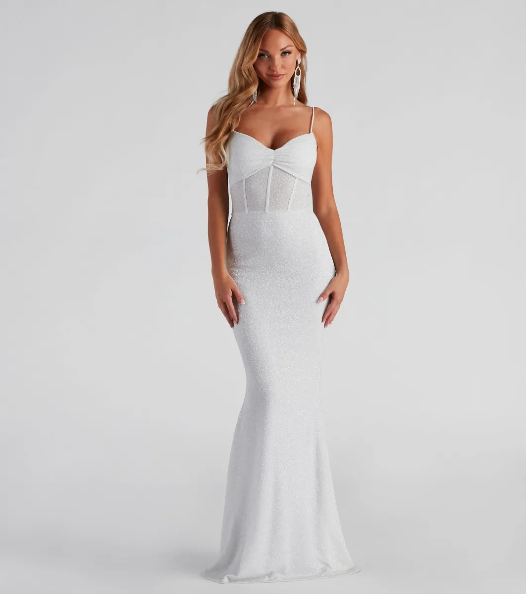 Kelsie Formal Glitter Mermaid Dress sold by Windsor